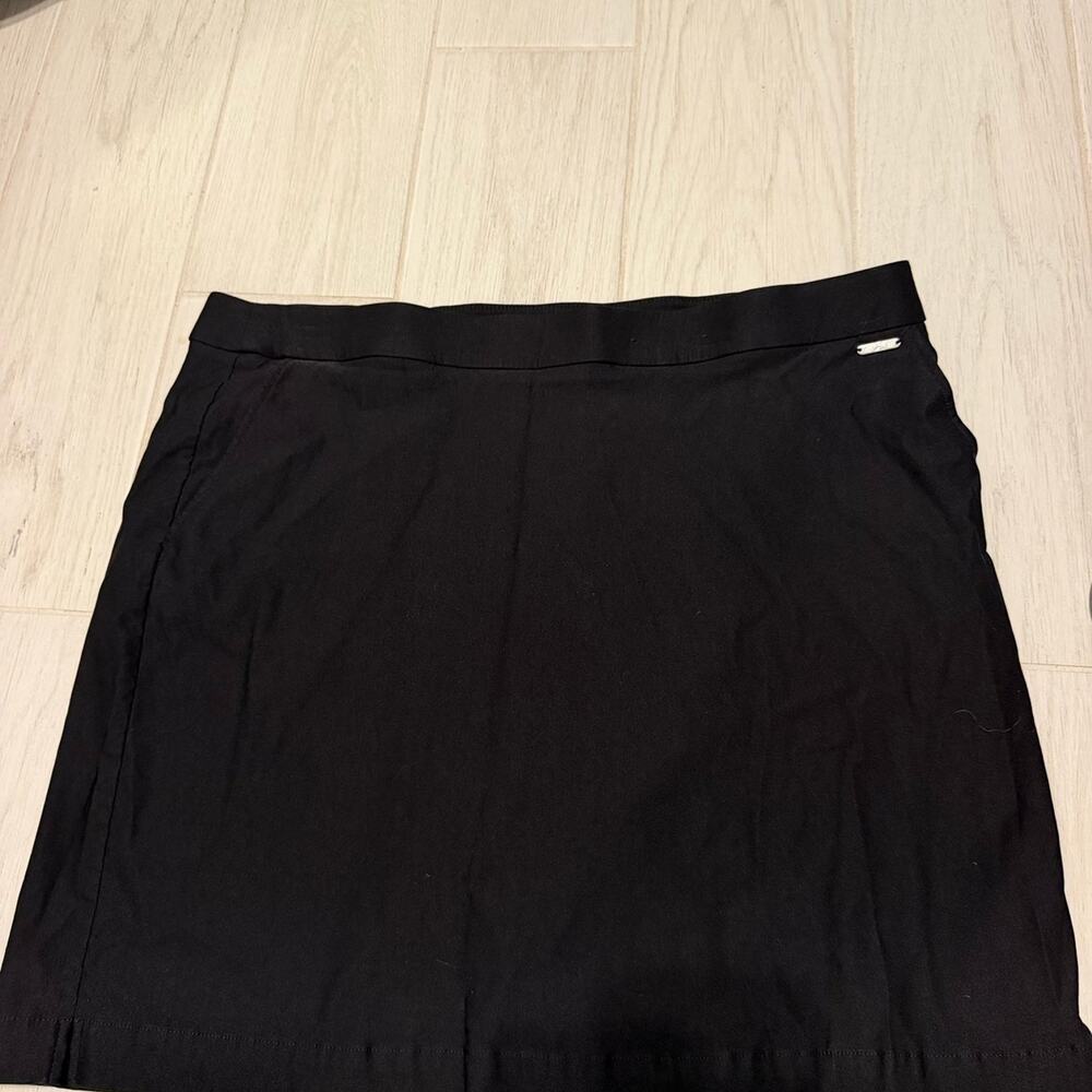 Rafaella Black Pull-On Skort – Women’s XXL – Built-In Shorts